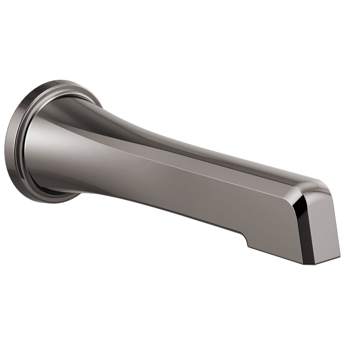 BRIZO Levoir Non-Diverter Tub Spout — Brilliance Black Onyx