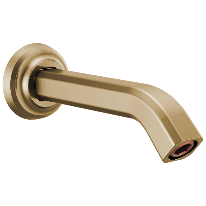 BRIZO Levoir 7 1/2" Shower Arm and Flange — Luxe Gold