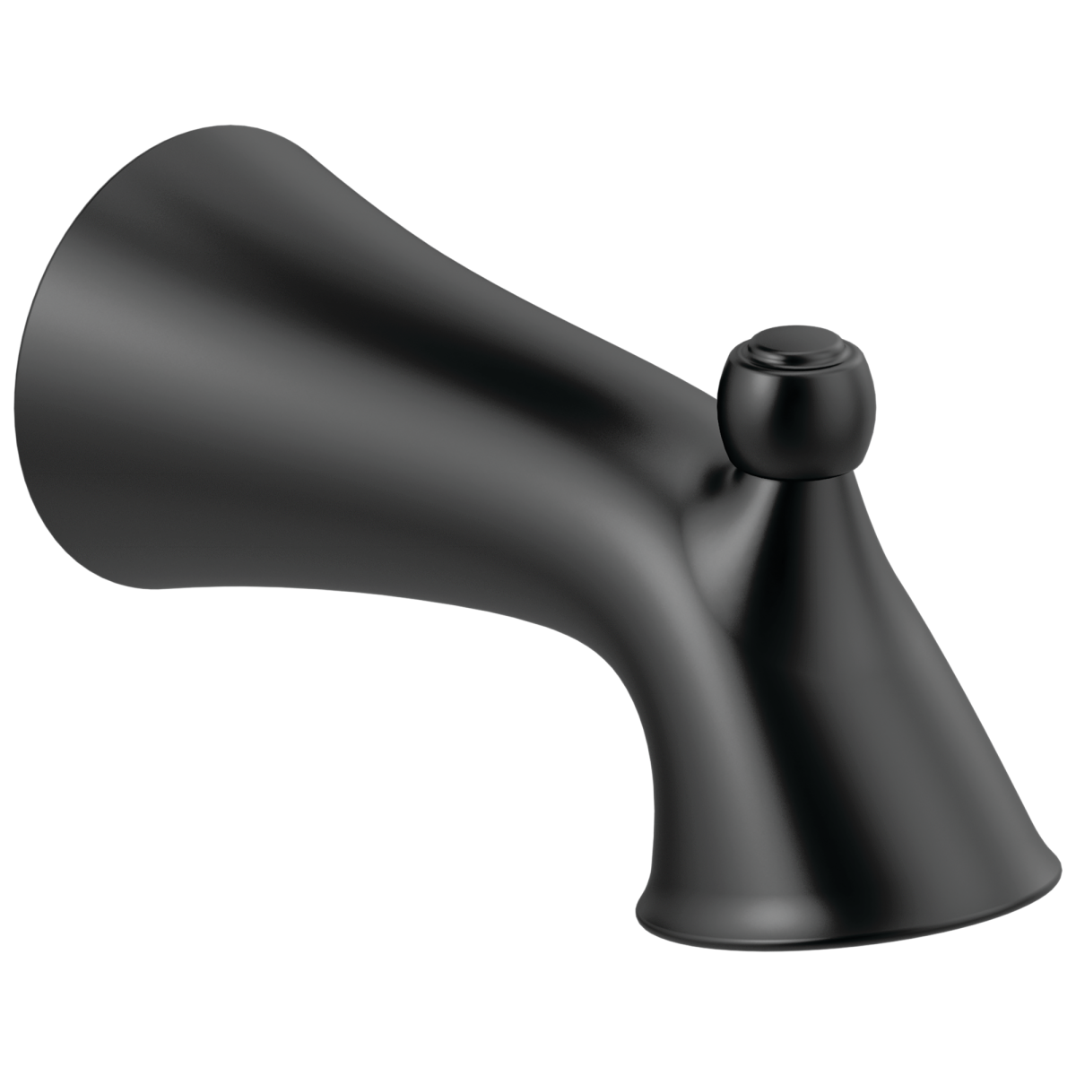DELTA Woodhurst Tub Spout with Diverter — Matte Black