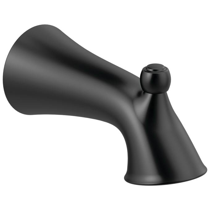 DELTA Woodhurst Tub Spout with Diverter — Matte Black
