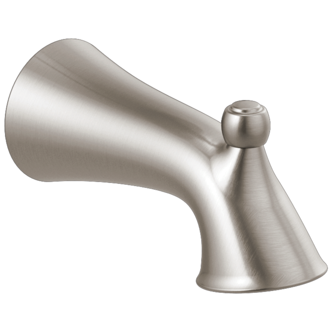 DELTA Woodhurst Tub Spout with Diverter — Stainless