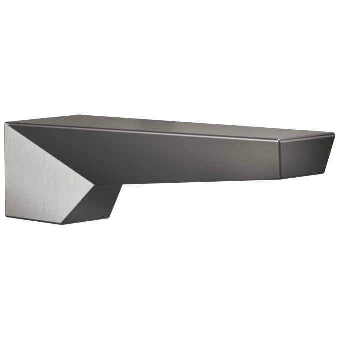 DELTA Trillian Non-Diverter Tub Spout — Lumicoat® Black Stainless