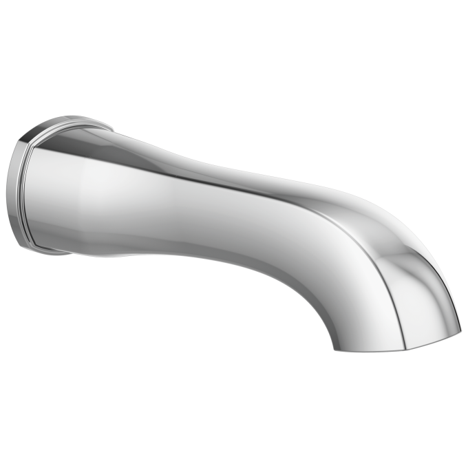 DELTA Stryke Non-Diverter Tub Spout — Lumicoat® Chrome