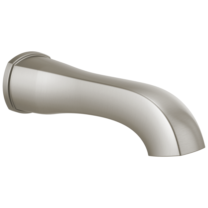 DELTA Stryke Non-Diverter Tub Spout — Lumicoat® Stainless