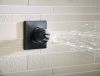 BRIZO Essential Shower Hydrachoice Max Square Body Spray Trim — Matte Black