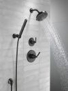 DELTA Saylor Monitor 14 Series Shower Trim — Matte Black