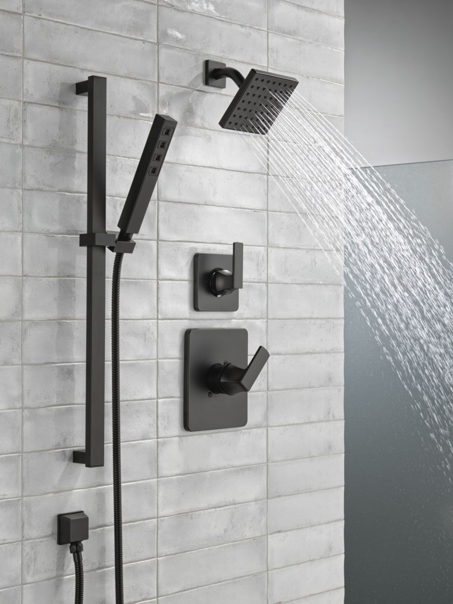 DELTA Velum Monitor 14 Series Shower Trim — Matte Black