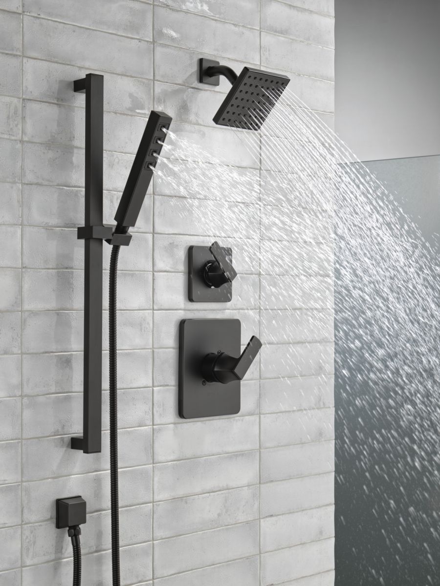 DELTA Velum Monitor 14 Series Shower Trim — Matte Black