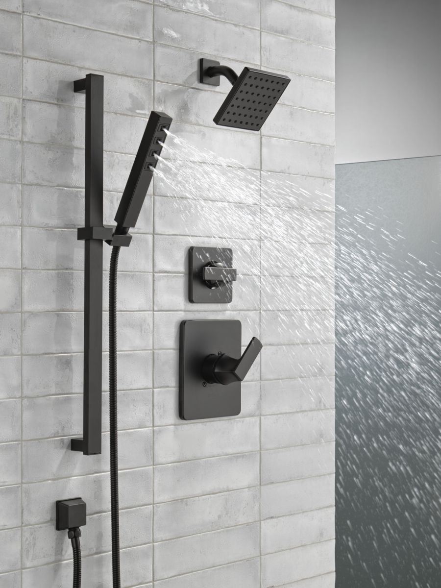 DELTA Velum Monitor 14 Series Shower Trim — Matte Black