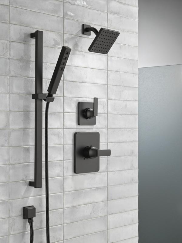 DELTA Velum 3-Setting 2-Port Diverter Trim — Matte Black
