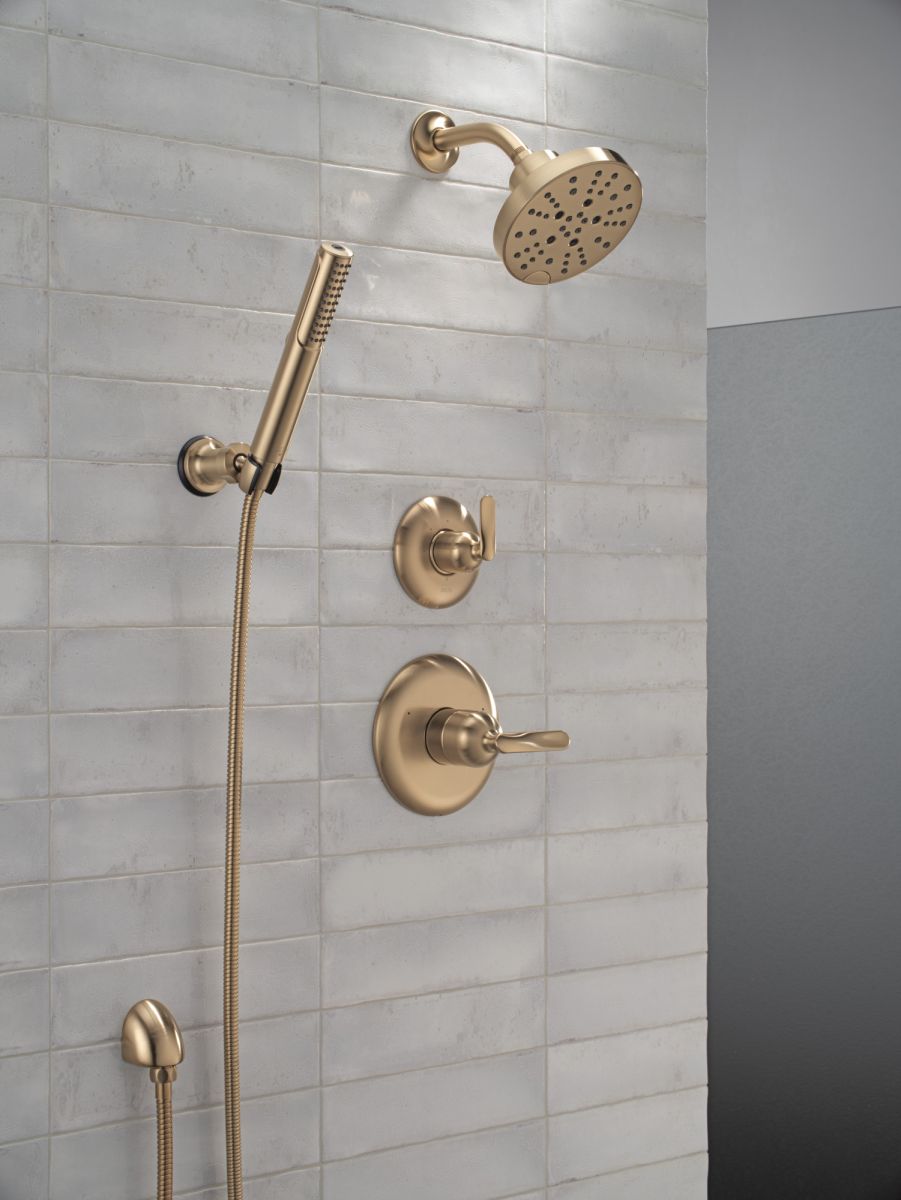 DELTA Bonacci 14 Series Shower Trim — Lumicoat® Champagne Bronze