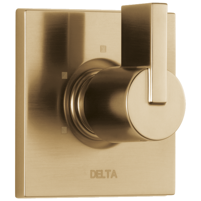 DELTA Vero 3-Setting 2-Port Diverter Trim — Champagne Bronze