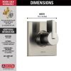 DELTA Vero 3-Setting 2-Port Diverter Trim — Stainless