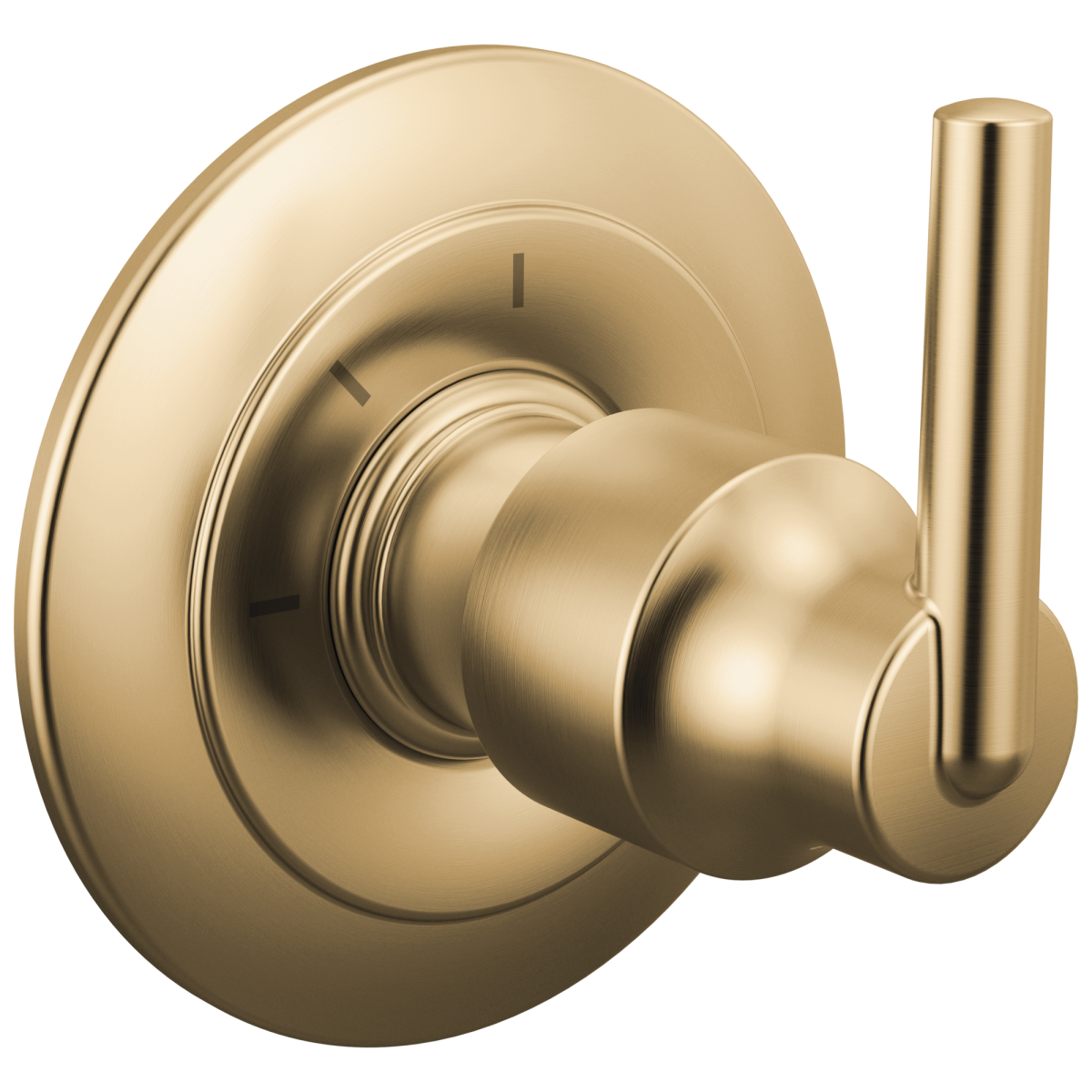 DELTA Trinsic 3-Setting 2-Port Diverter Trim — Champagne Bronze