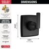 DELTA Ashlyn 3-Setting 2-Port Diverter Trim — Matte Black