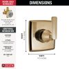 DELTA Ashlyn 3-Setting 2-Port Diverter Trim — Champagne Bronze