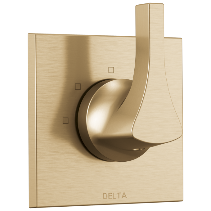 DELTA Zura 3-Setting Diverter Trim — Champagne Bronze