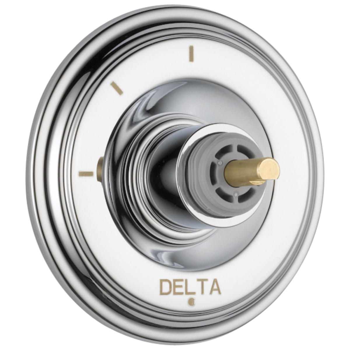 DELTA Cassidy 3-Setting 2-Port Diverter Trim - Less Handle — Chrome