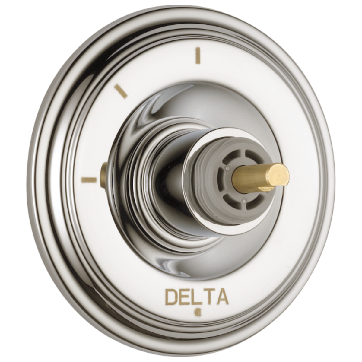 DELTA Cassidy 3-Setting 2-Port Diverter Trim - Less Handle — Polished Nickel