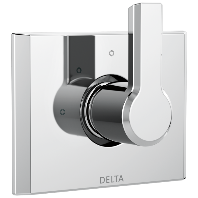 DELTA Pivotal 3-Setting 2-Port Diverter Trim — Lumicoat® Chrome