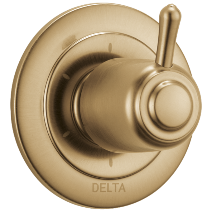 DELTA Other 6-Setting 3-Port Diverter Trim — Champagne Bronze