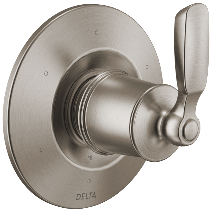 DELTA Woodhurst 6-Setting 3-Port Diverter Trim — Stainless