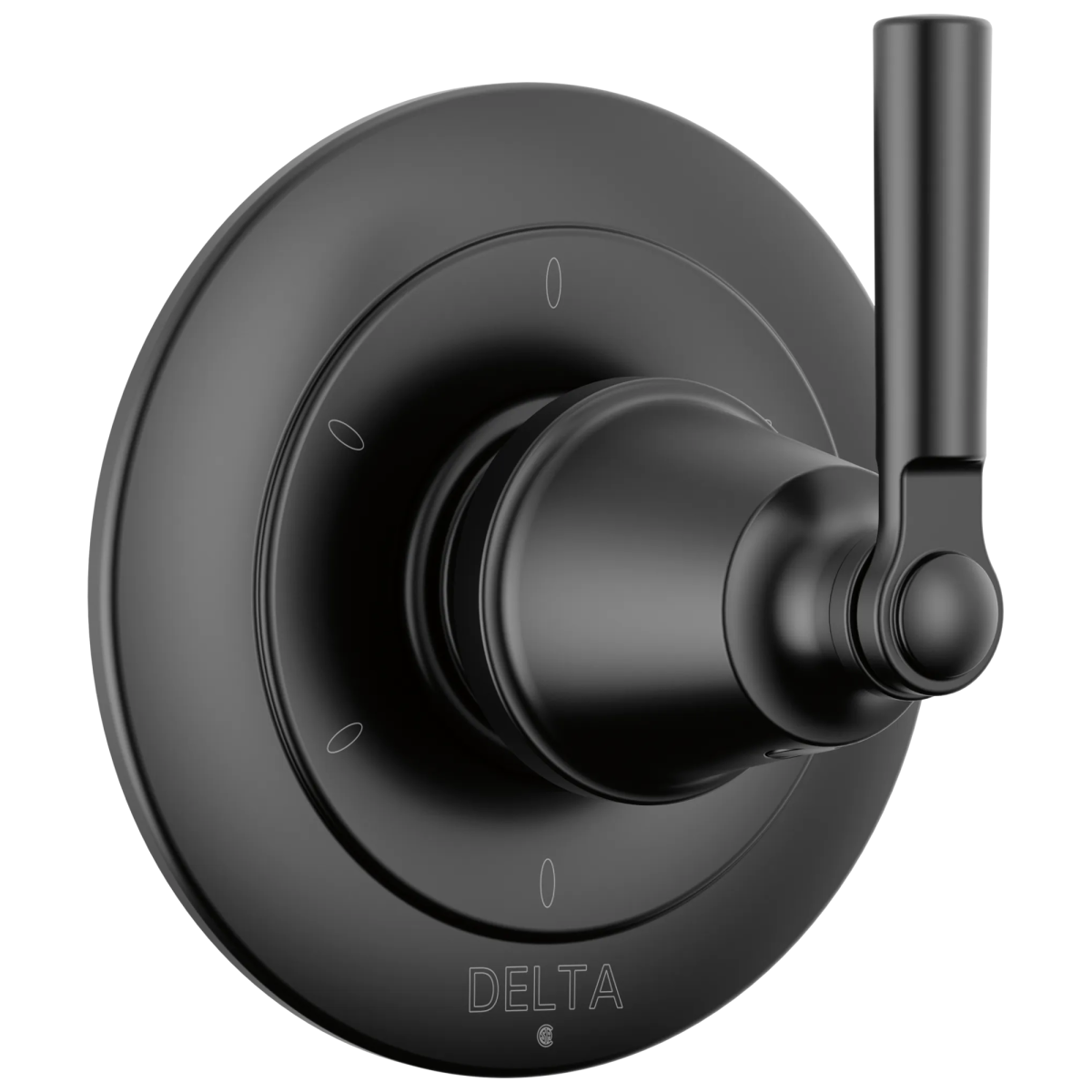 DELTA Saylor 6-Setting 3-Port Diverter Trim — Matte Black