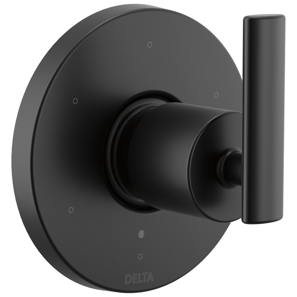 DELTA Altado 6-Setting 3-Port Diverter Trim — Matte Black