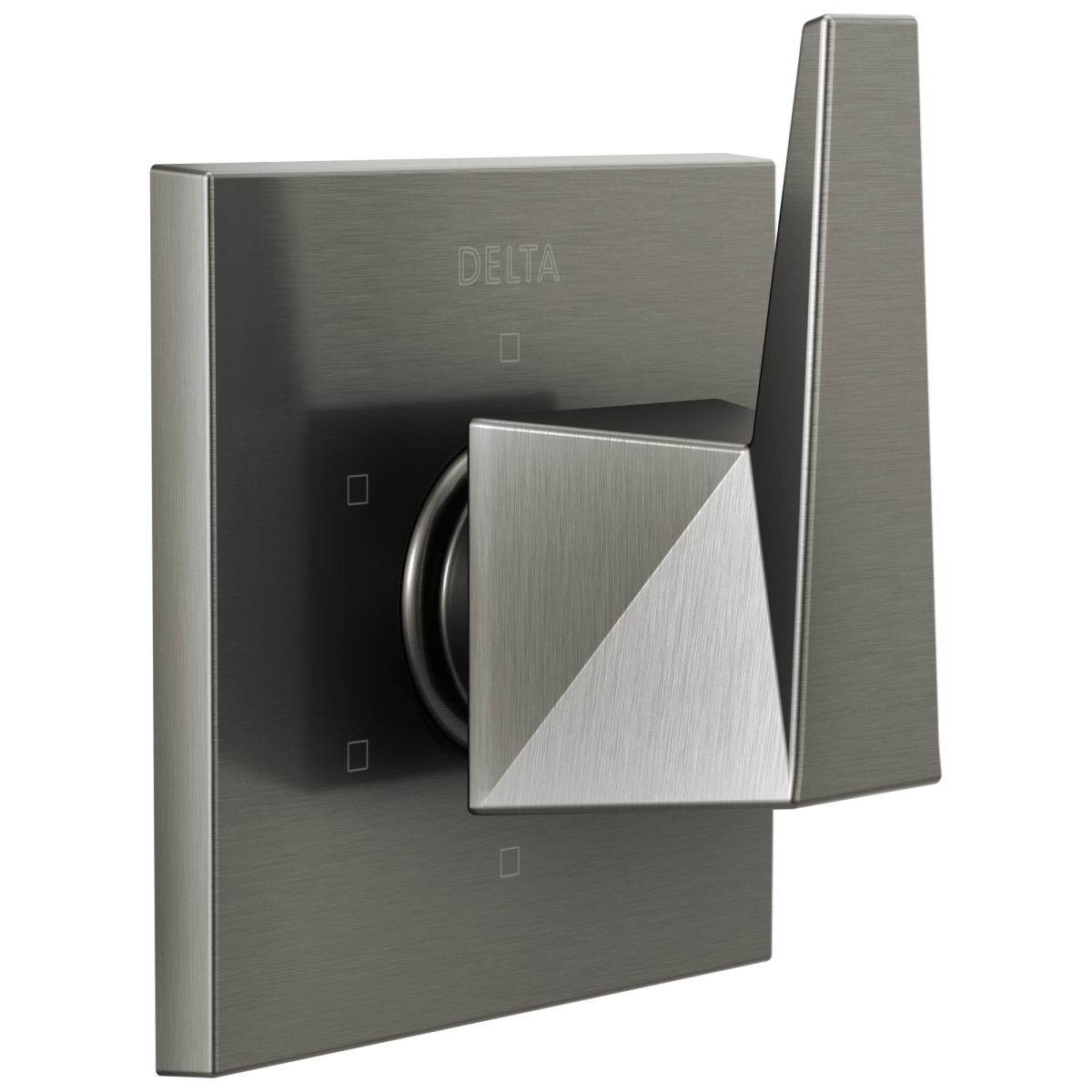 DELTA Trillian 6-Setting Diverter Trim — Lumicoat® Black Stainless