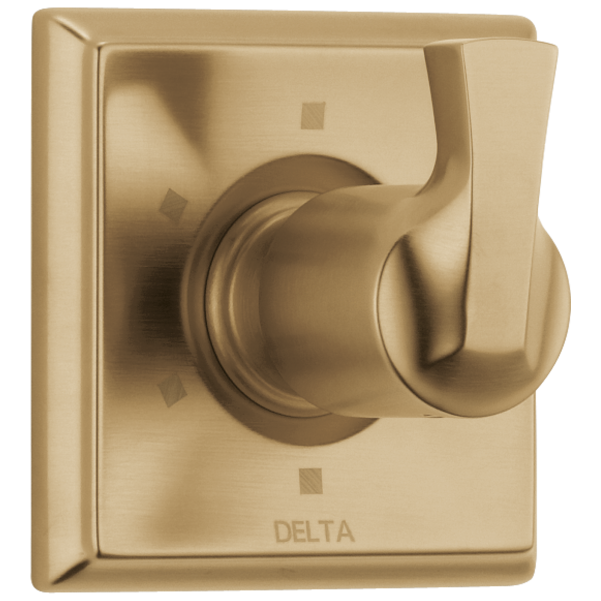 DELTA Dryden 6-Setting 3-Port Diverter Trim — Champagne Bronze