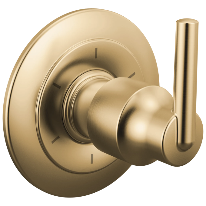 DELTA Trinsic 6-Setting 3-Port Diverter Trim — Champagne Bronze