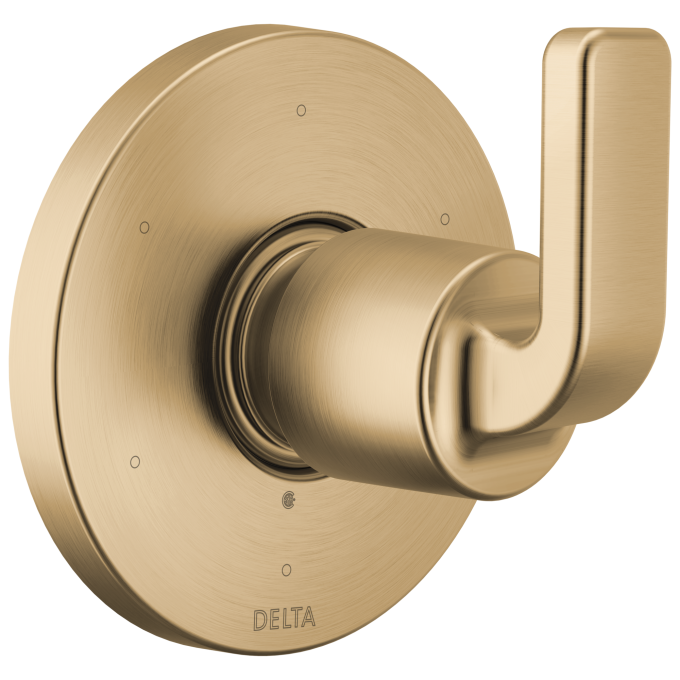 DELTA Lineax 6-Setting 3-Port Diverter Trim — Champagne Bronze