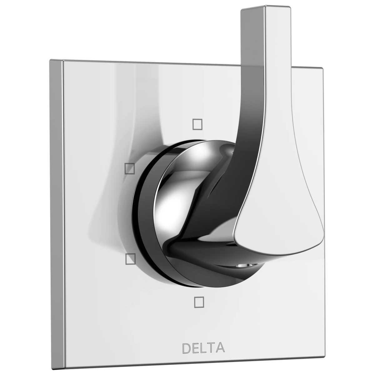 DELTA Zura 6-Setting 3-Port Diverter Trim — Chrome
