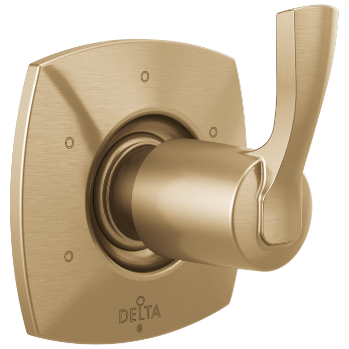 DELTA Stryke Six Function Diverter Trim — Lumicoat® Champagne Bronze