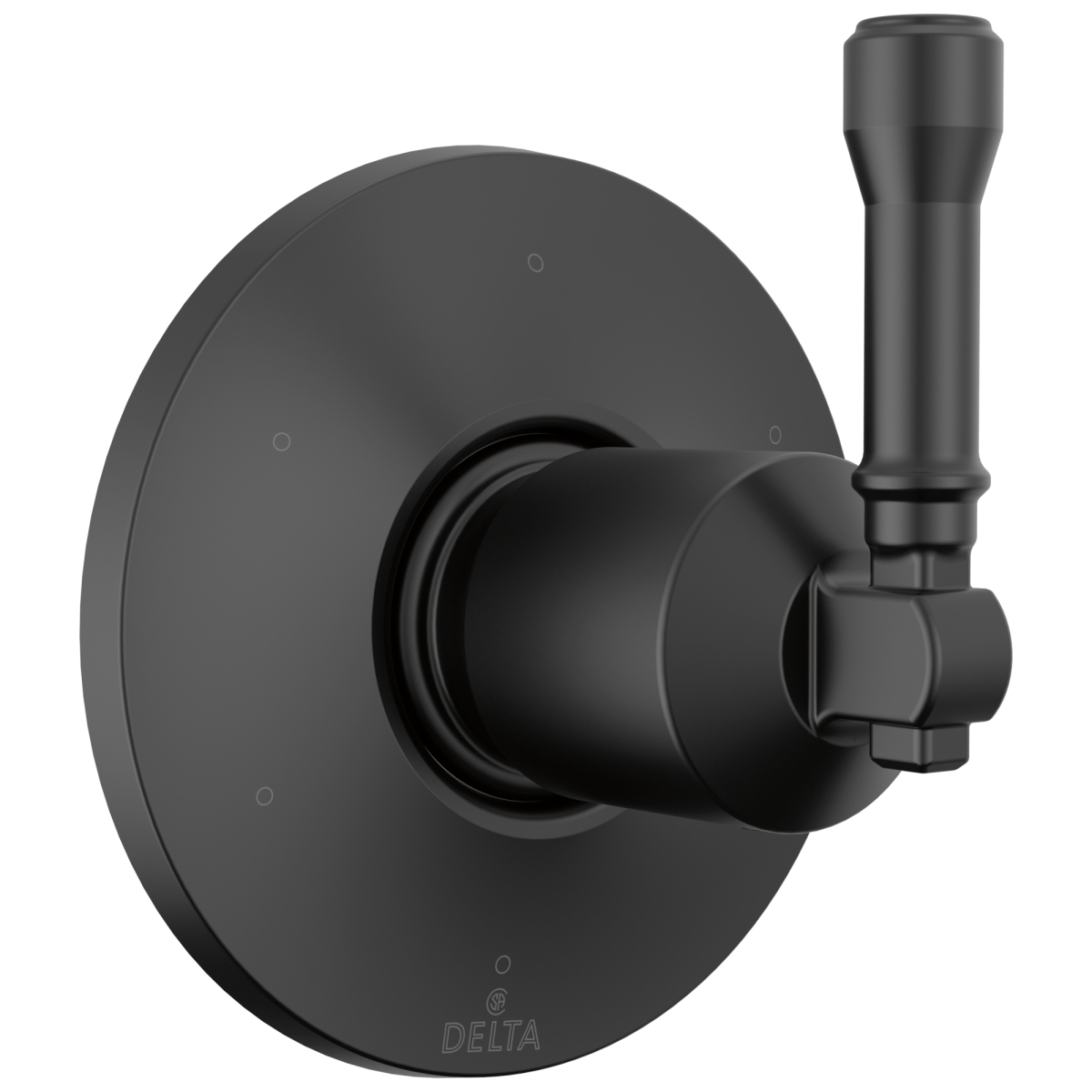 DELTA Broderick 6-Setting Diverter Trim — Matte Black