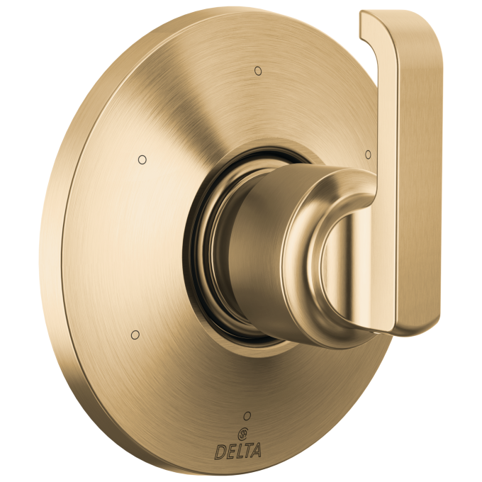 DELTA Tetra 6-Setting Diverter Trim — Lumicoat® Champagne Bronze
