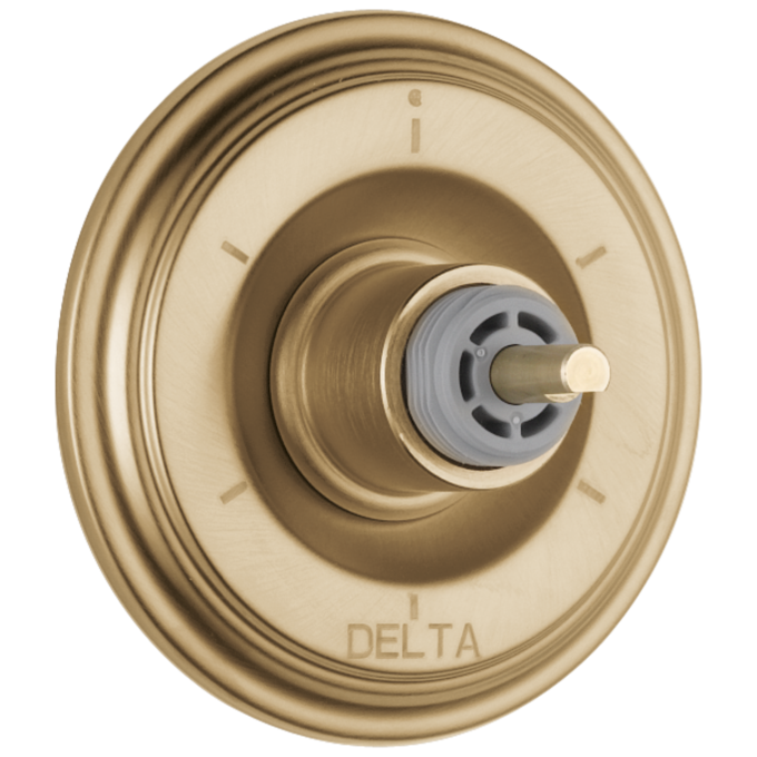 DELTA Cassidy 6-Setting 3-Port Diverter Trim - Less Handle — Champagne Bronze