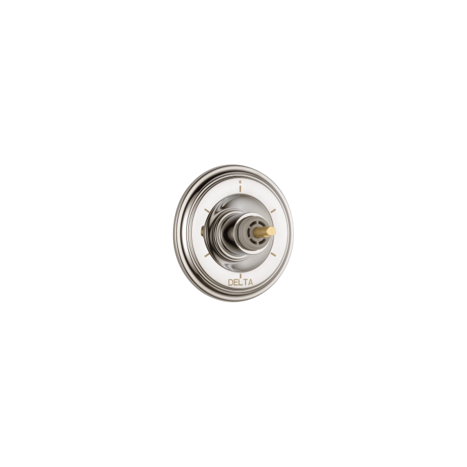 DELTA Cassidy 6-Setting 3-Port Diverter Trim - Less Handle — Polished Nickel