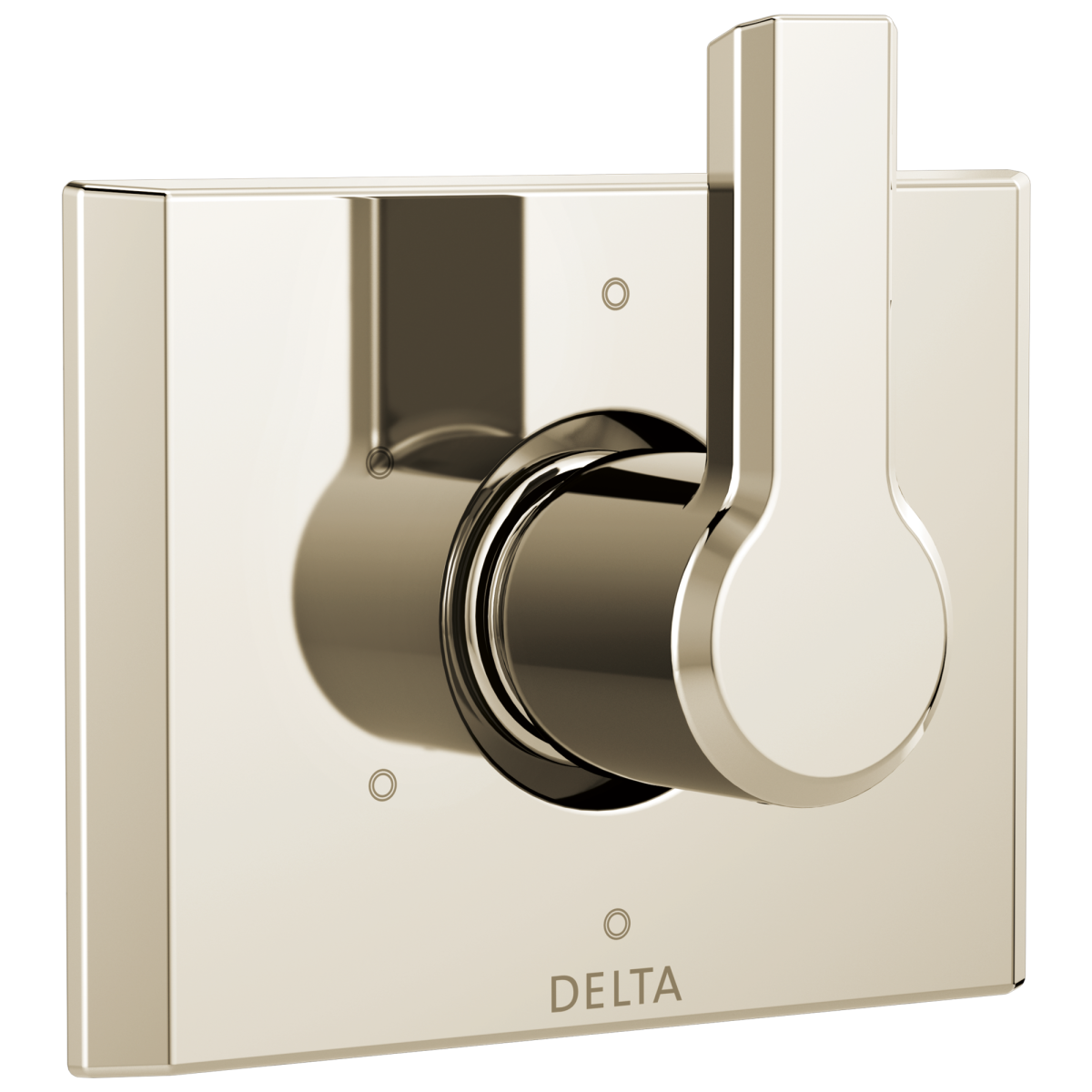DELTA Pivotal 6-Setting 3-Port Diverter Trim — Lumicoat® Polished Nickel