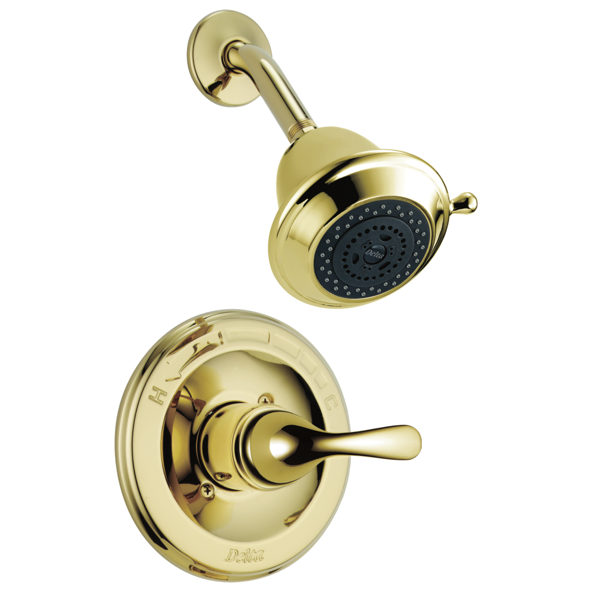 DELTA Classic Monitor 13 Series Shower Trim — Polished Brass