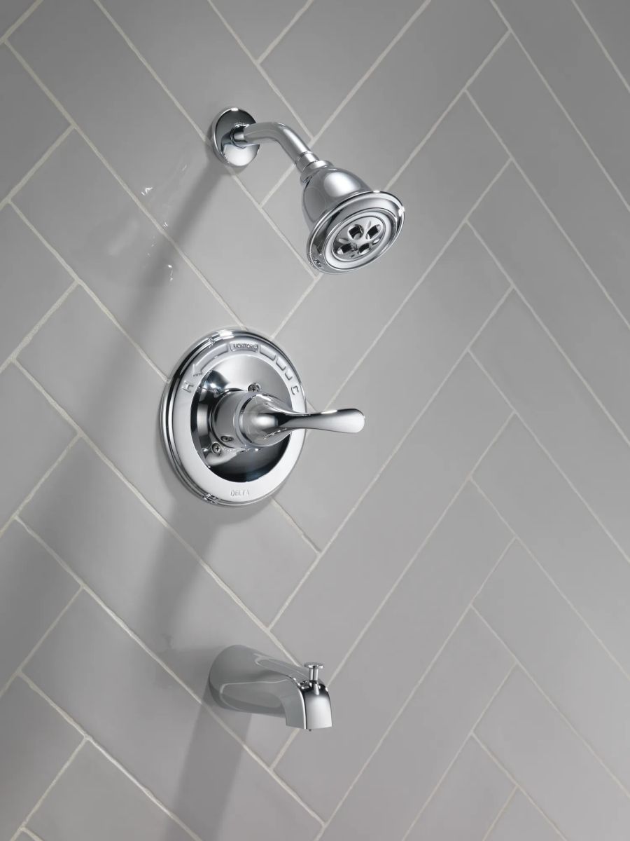 DELTA Classic Monitor 13 Series H2OKINETIC Tub & Shower Trim — Chrome