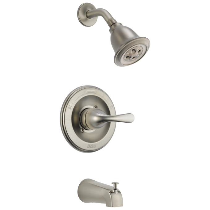 DELTA Classic Monitor 13 Series H2OKINETIC Tub & Shower Trim — Stainless
