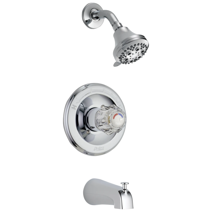 DELTA Classic Monitor 13 Series Tub and Shower Trim — Chrome