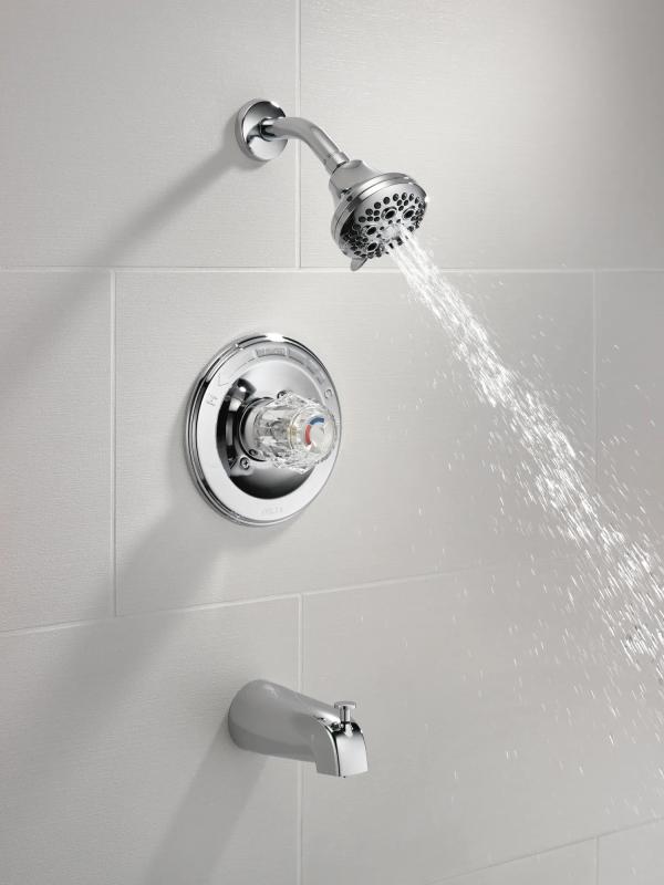DELTA Classic Monitor 13 Series Tub and Shower Trim — Chrome