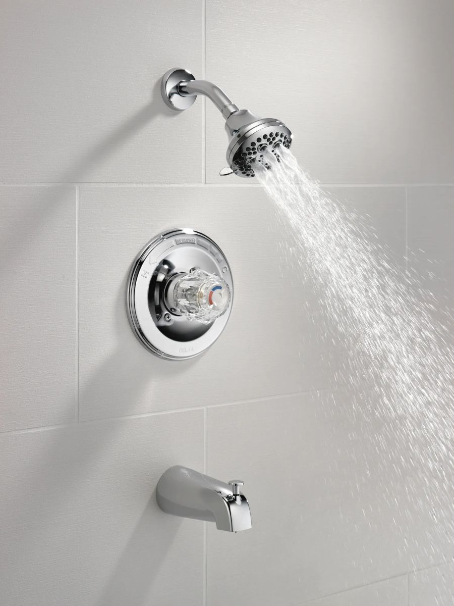 DELTA Classic Monitor 13 Series Tub and Shower Trim — Chrome