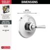 DELTA Kayra Monitor 14 Series Valve Only Trim — Chrome