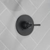 DELTA Saylor Monitor 14 Series Valve Only Trim — Matte Black