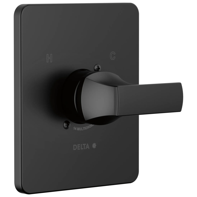 DELTA Velum Monitor 14 Series Valve Only Trim — Matte Black