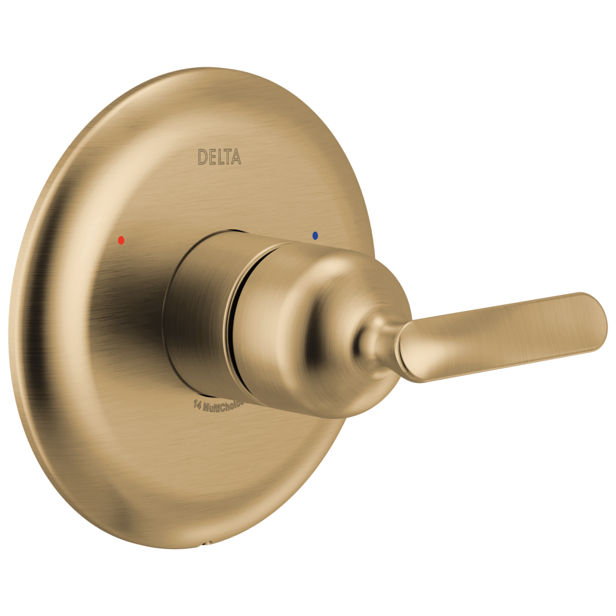 DELTA Bonacci 14 Series Valve Only Trim — Lumicoat® Champagne Bronze