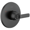 DELTA Lineax Monitor 14 Series Valve Only Trim — Matte Black